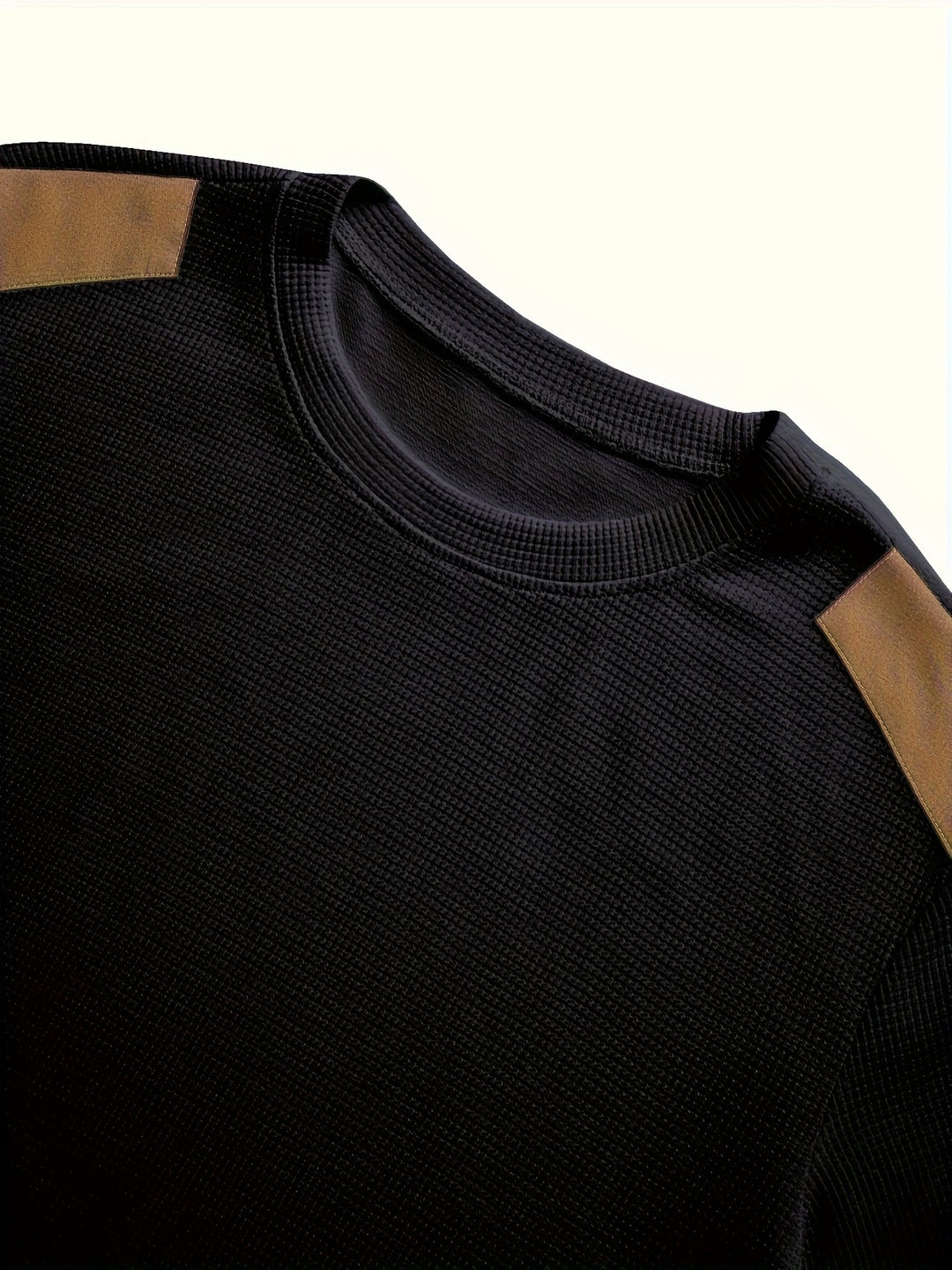 Aaron | Texturerad Elbow-Patch Tröja
