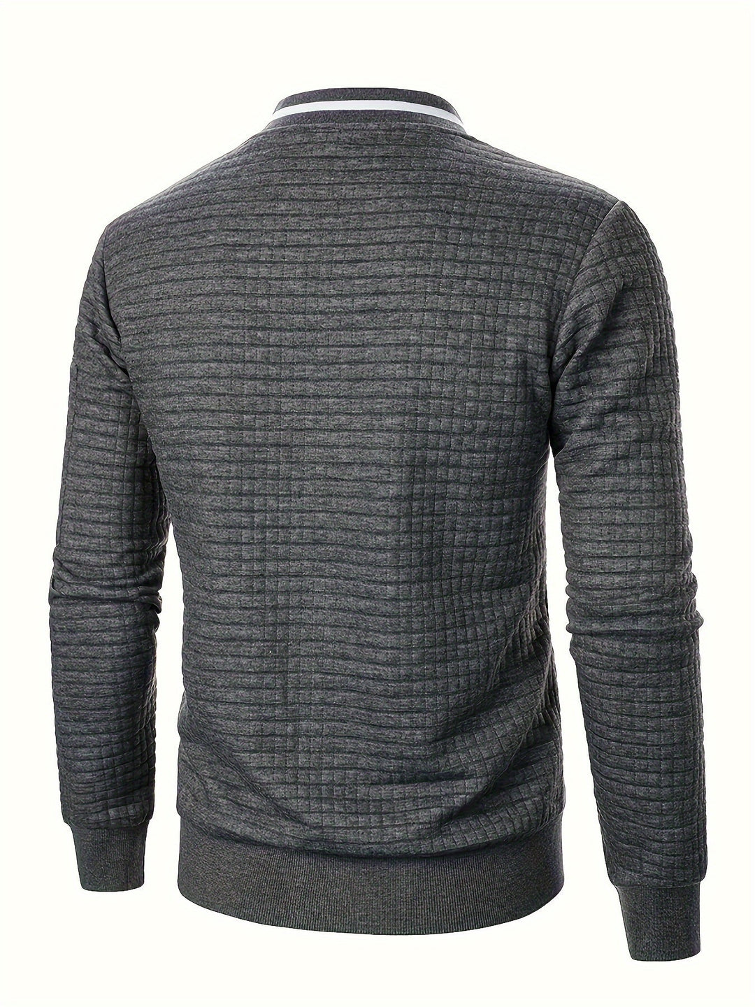 Raymond | Texturerad Zip-Up Bomberjacka
