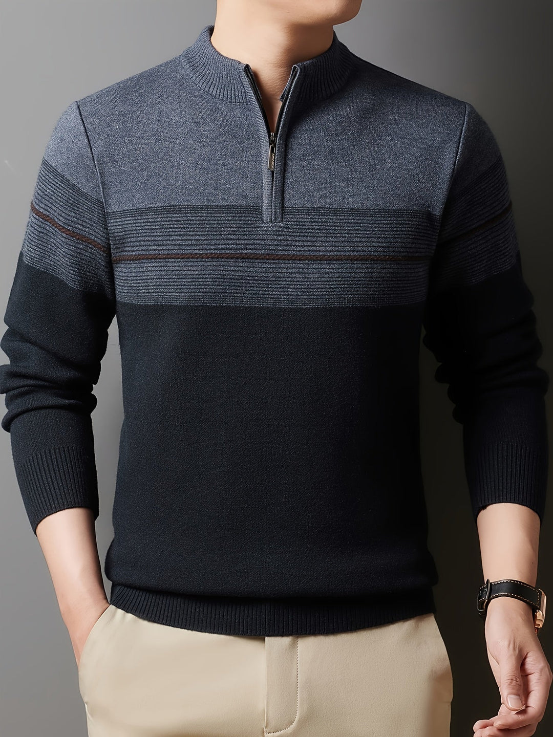 Oscar | Zip-Neck Tröja