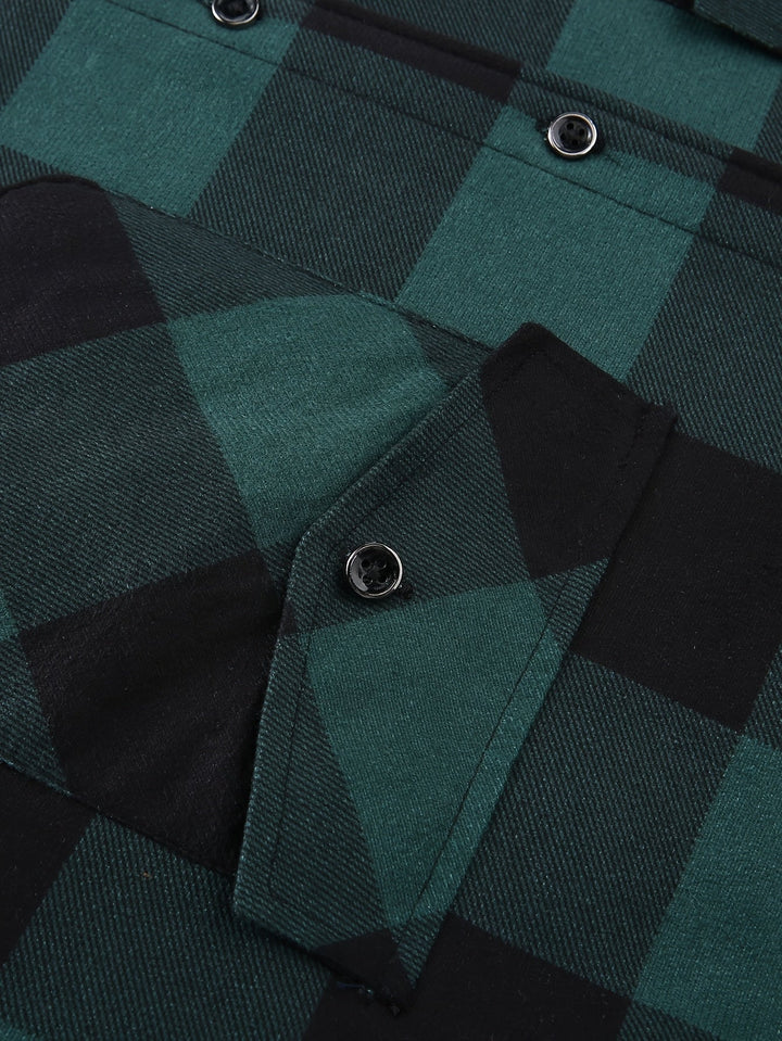 Desmond | Hoodie-rutig skjorta jacka