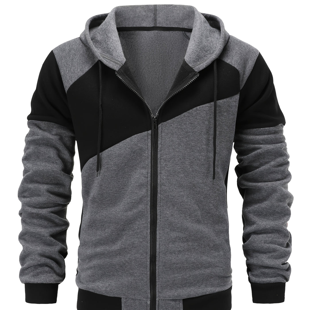 Bryce | Färgblock Zip-Up Hooded Jacket