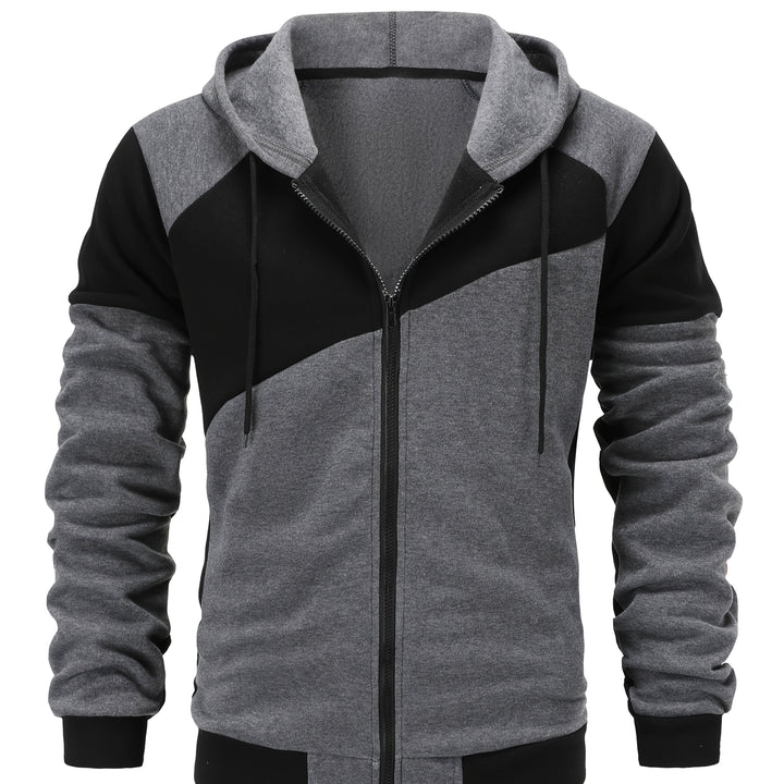 Bryce | Färgblock Zip-Up Hooded Jacket