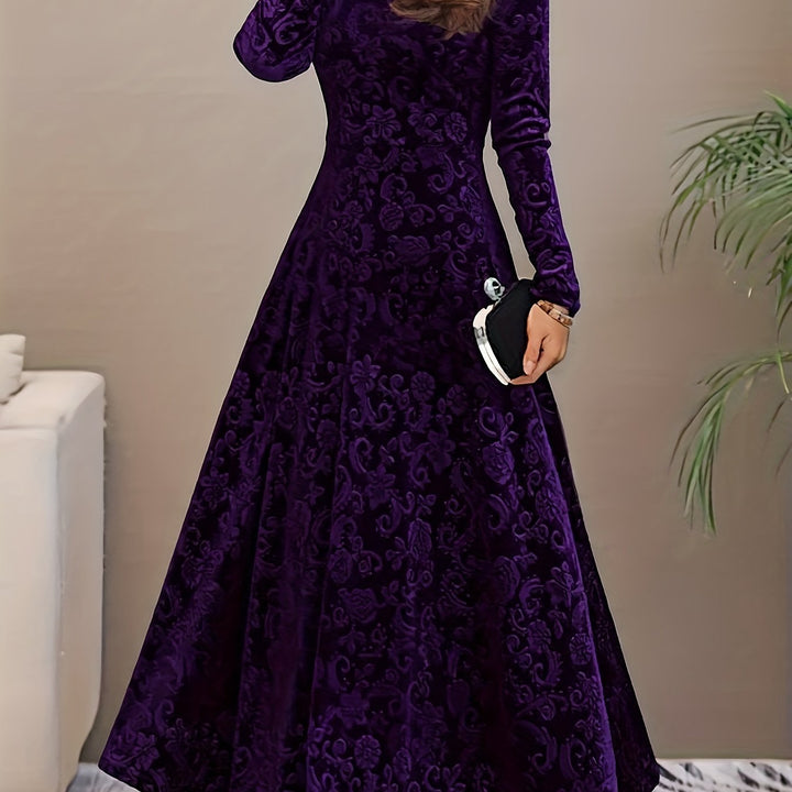 Adeline | Elegant långärmad midi-klänning