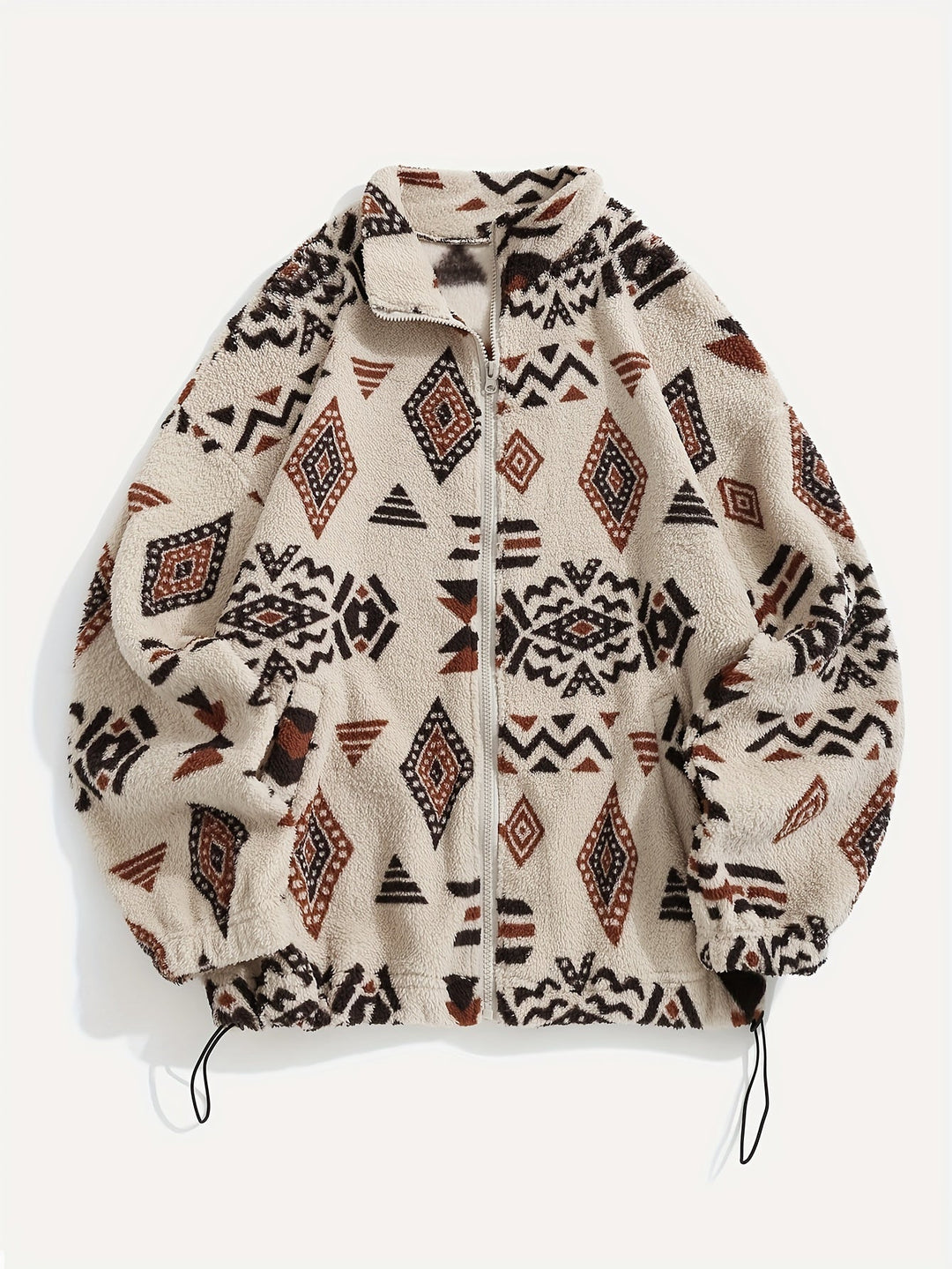 Carmen | Mönstrad Zip-Up Jacka
