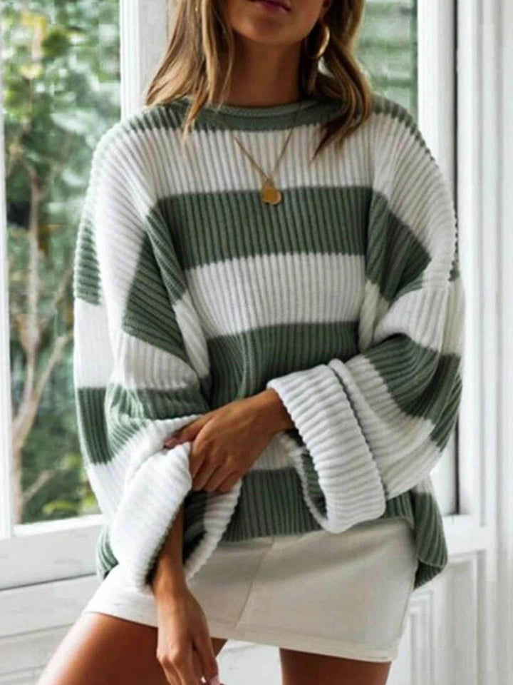 Ivy | Avslappnad Färgblock Sweater
