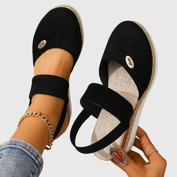Ruth | Dämpade Kilklack Sandaler