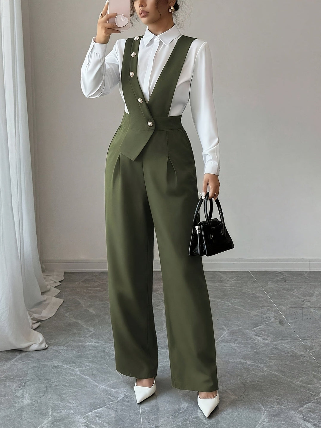 Coralie | Skräddarsydd Byxdress med Vida Ben
