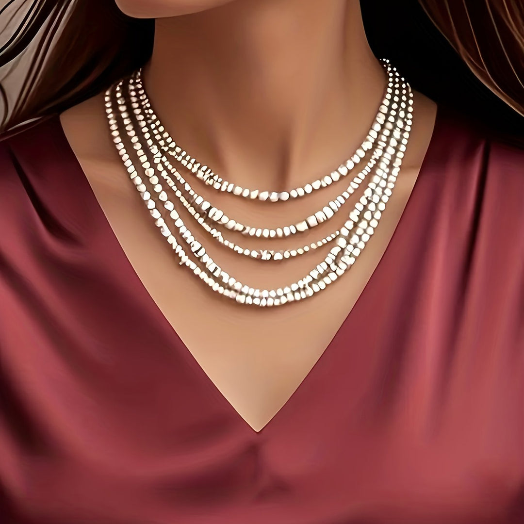 Estelle | Draperad V-ringad Blus