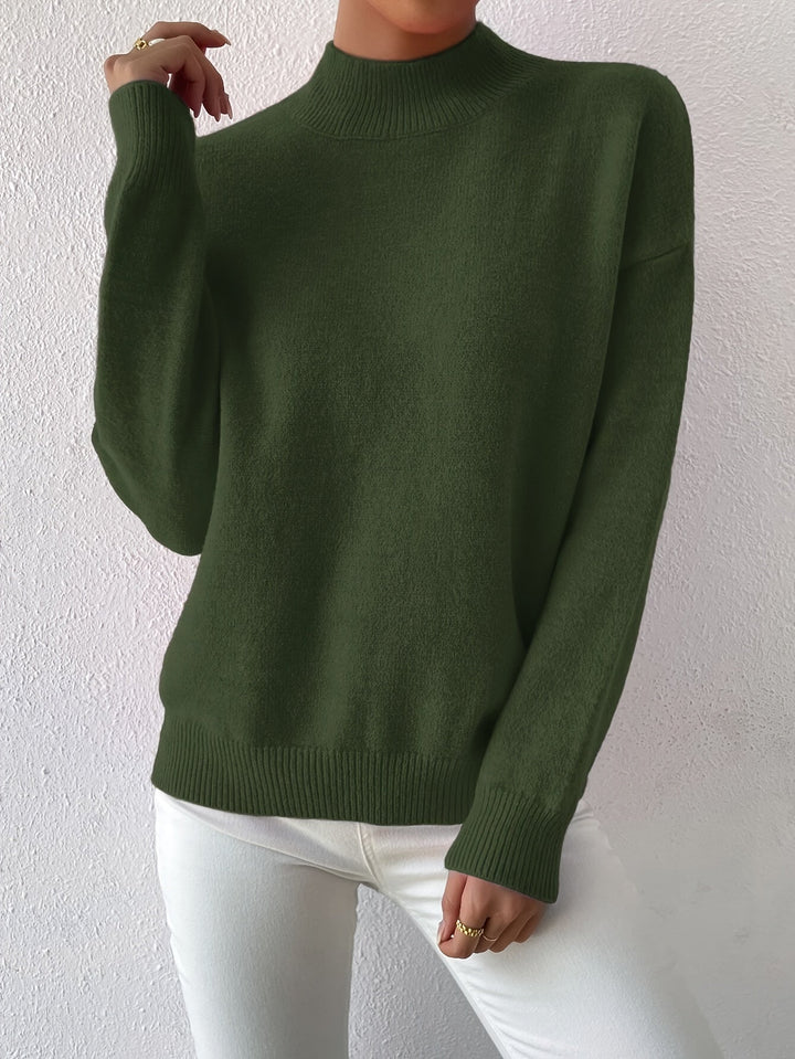 Lorelei | Förfinad Mock Neck Tröja