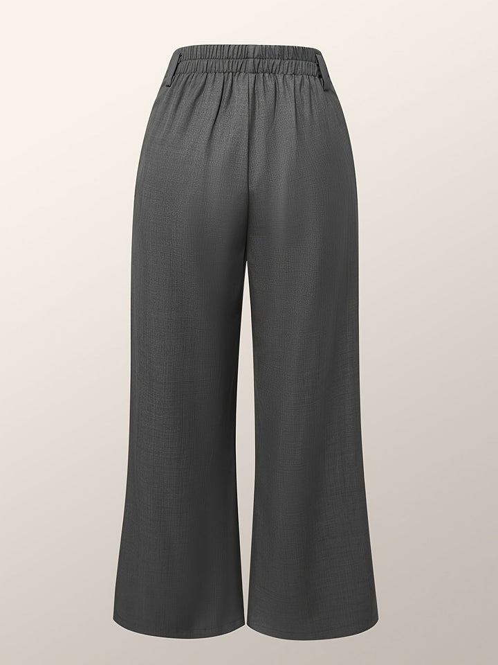 Lorraine | Byxor med Vid Ben och Slits