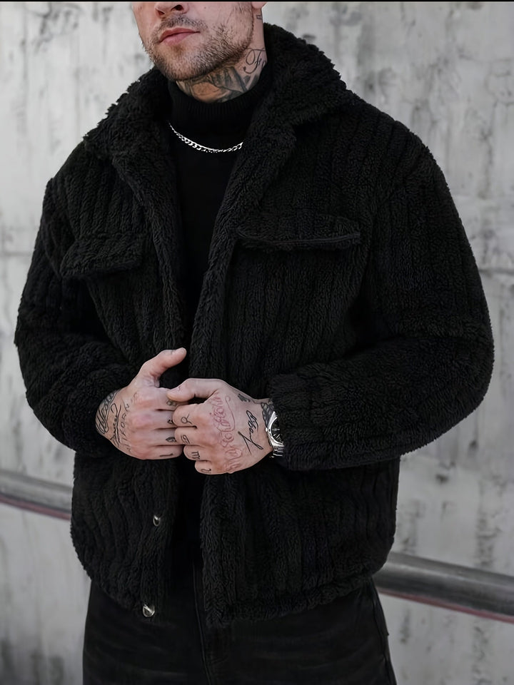 Owen | Texturerad Knapp-Jacka