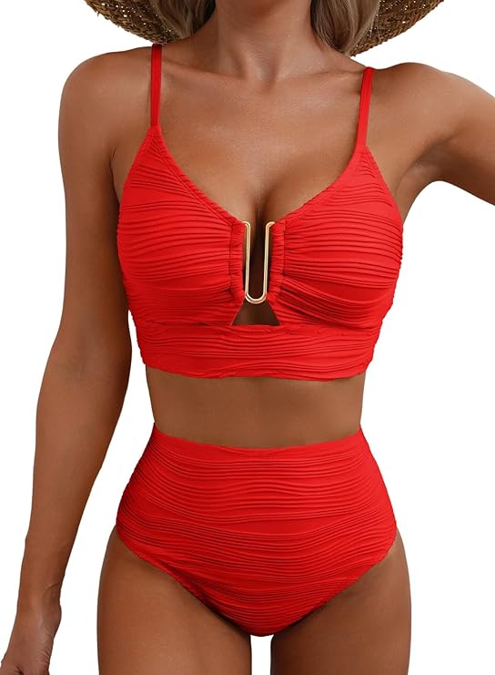 Camryn | Elegant Högmidjad Bikini