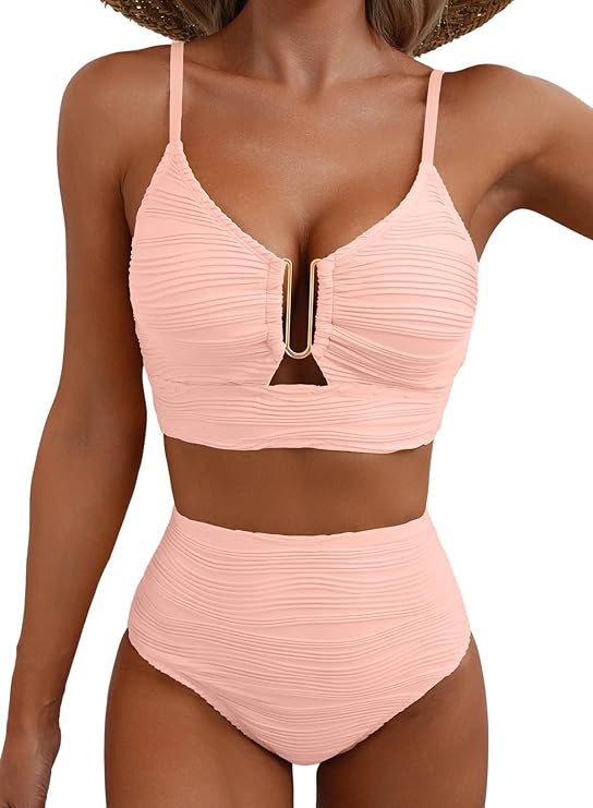Camryn | Elegant Högmidjad Bikini