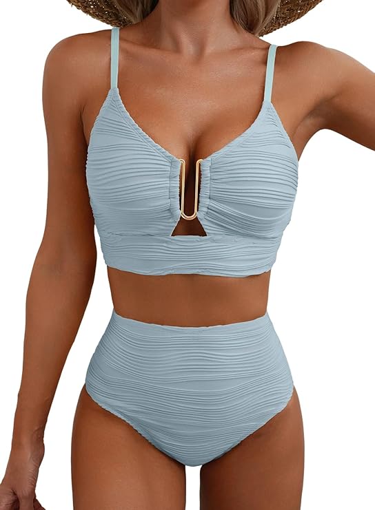 Camryn | Elegant Högmidjad Bikini