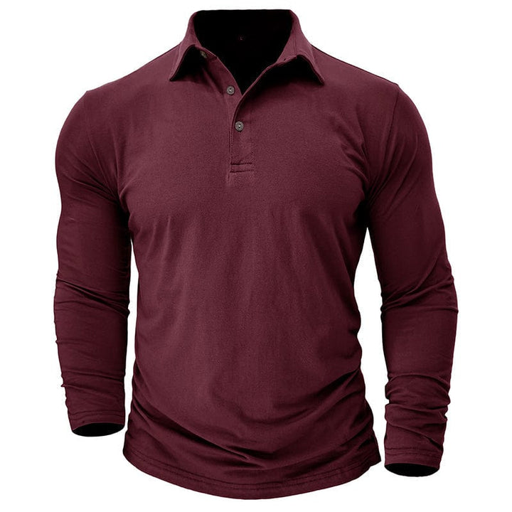 Travis Owen | Stilig Premium Långärmad Polo