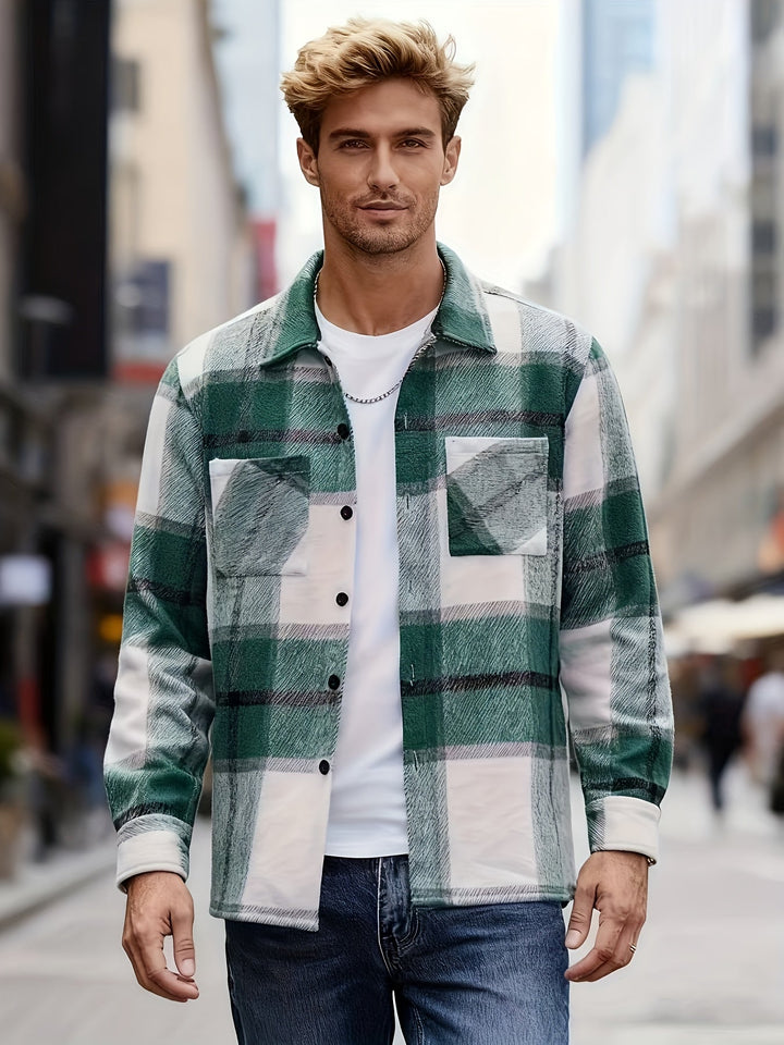 Corbin | Robust Rutigt Overshirt