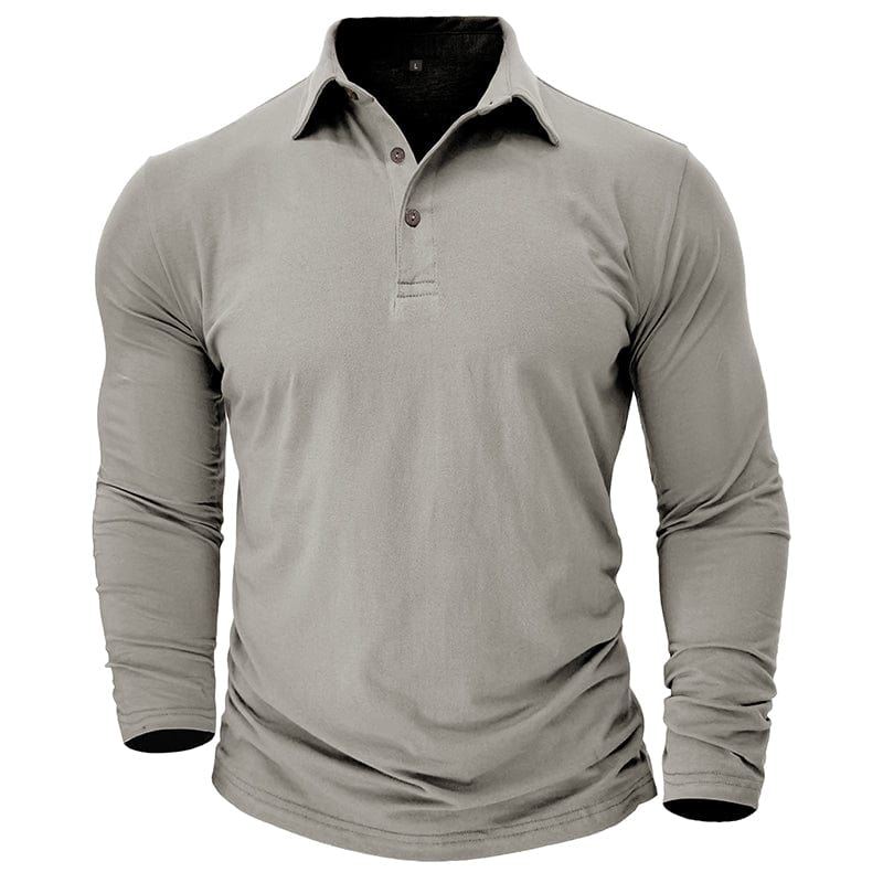 Travis Owen | Stilig Premium Långärmad Polo