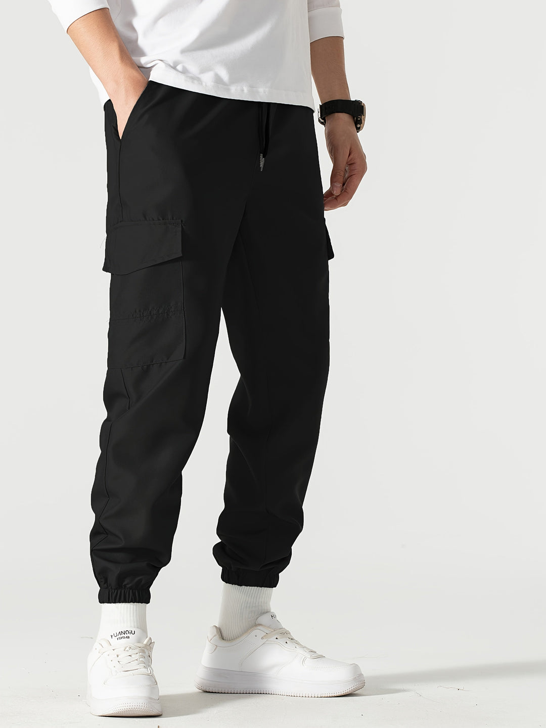 Aaron | Avslappnade Cargo Joggers