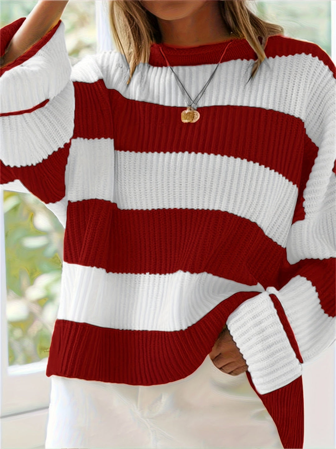 Ivy | Avslappnad Färgblock Sweater