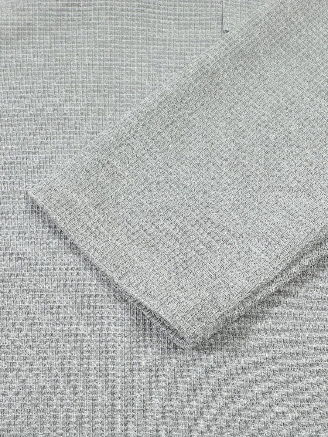 Jonathan | Texturerad långärmad Henley-skjorta
