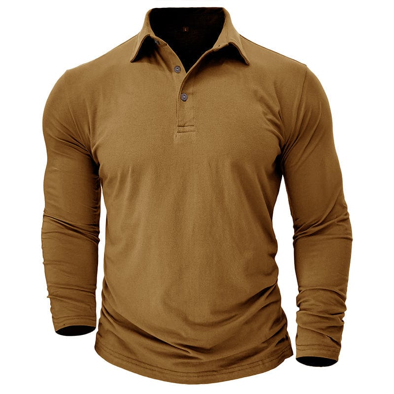 Travis Owen | Stilig Premium Långärmad Polo