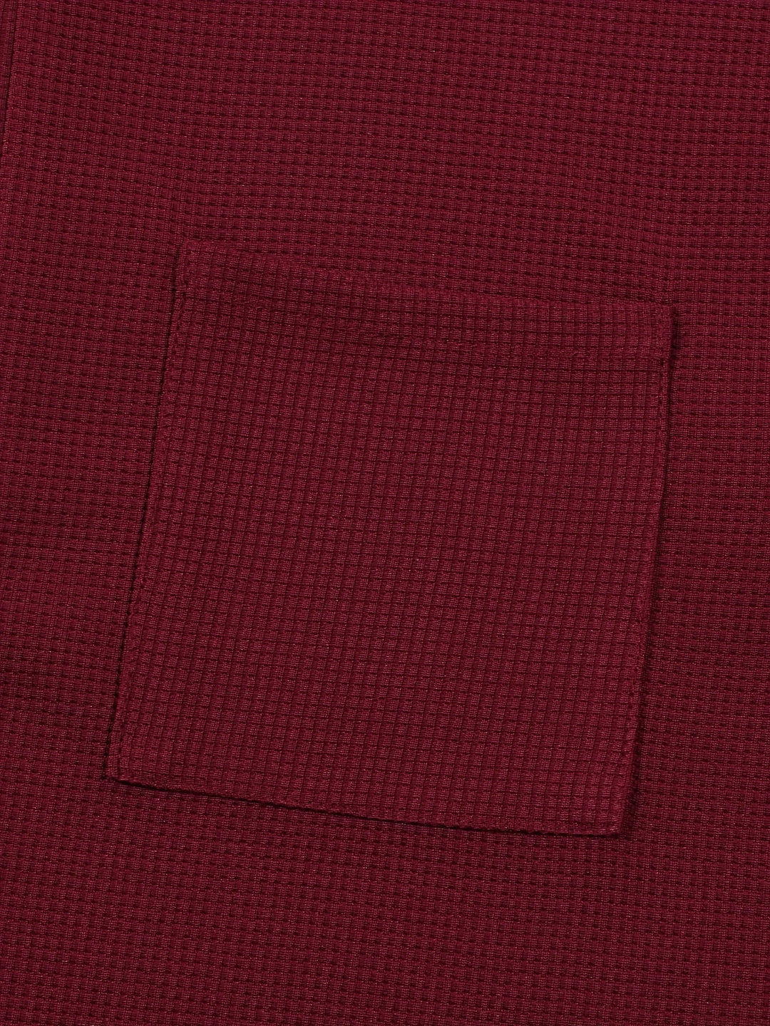 Jonathan | Texturerad långärmad Henley-skjorta