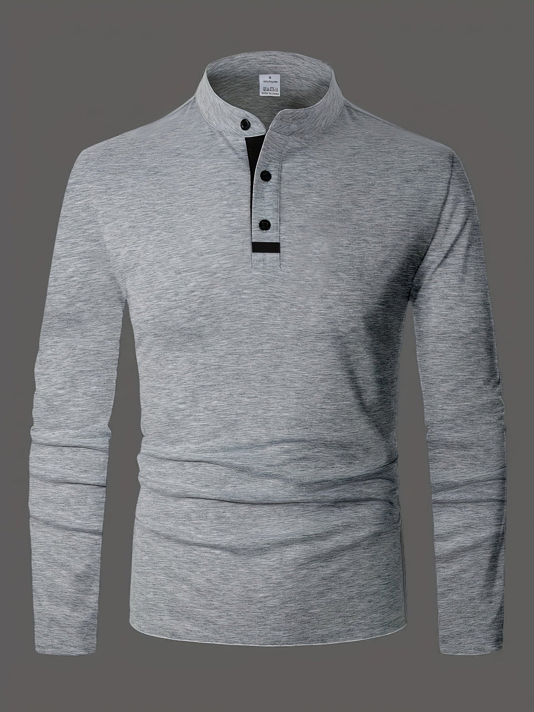Jasper | Raffinerad långärmad Henley
