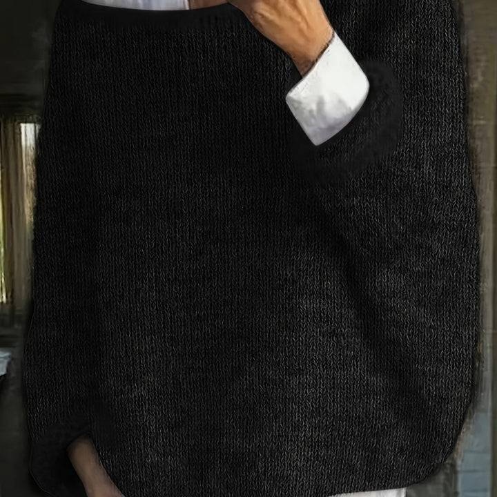 Noreen | Avslappnad Crew Neck Tröja