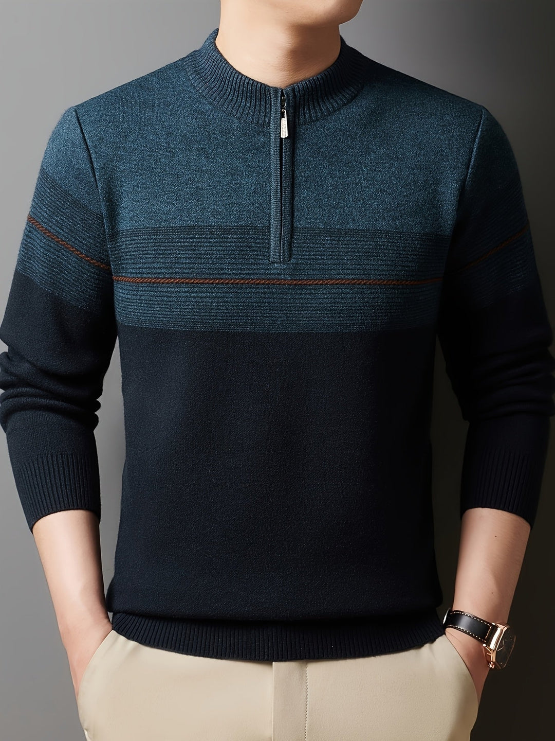 Oscar | Zip-Neck Tröja