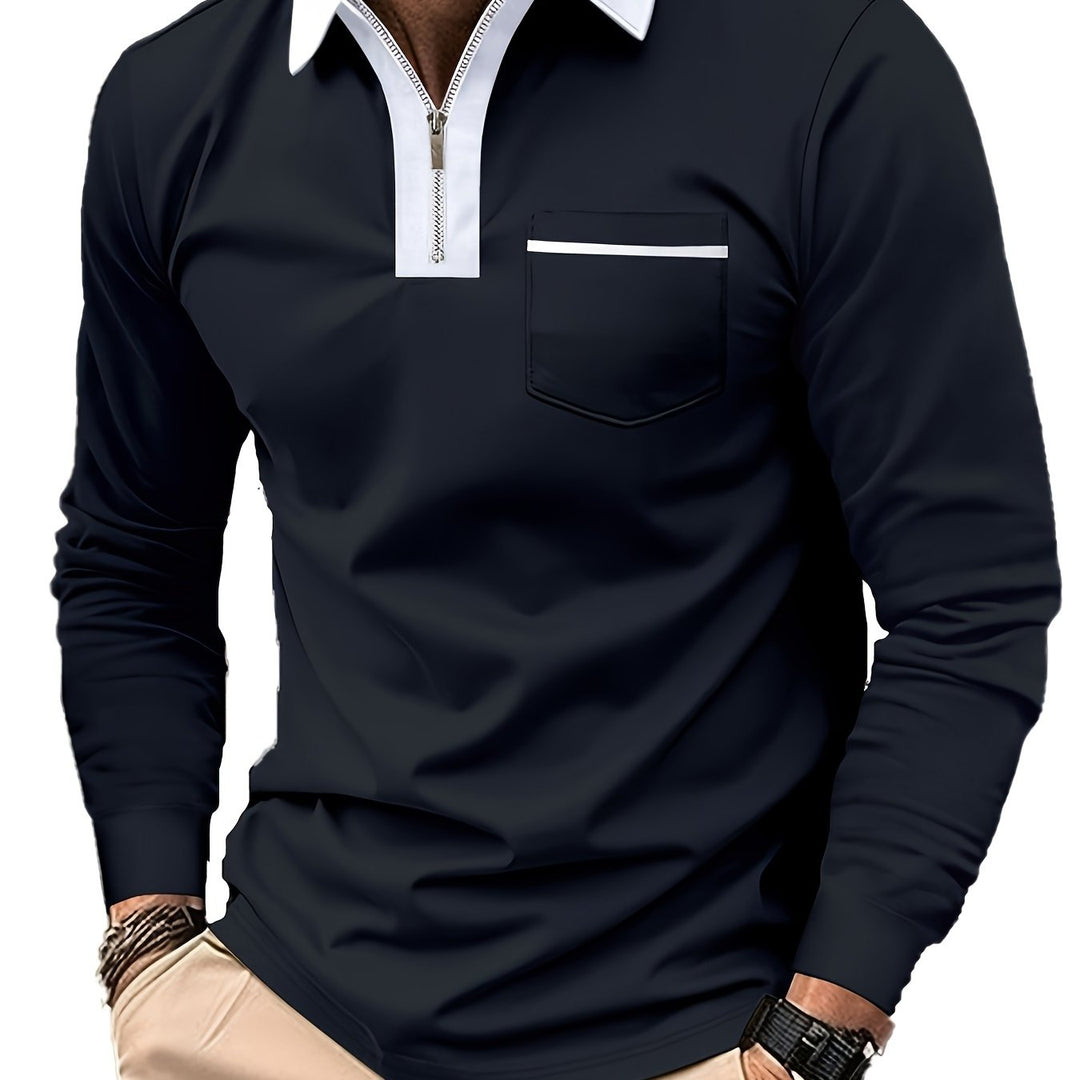 Curtis | Raffinerad Zip-Krage Polotröja