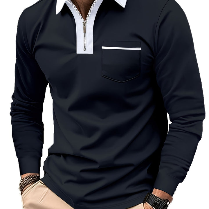 Curtis | Raffinerad Zip-Krage Polotröja