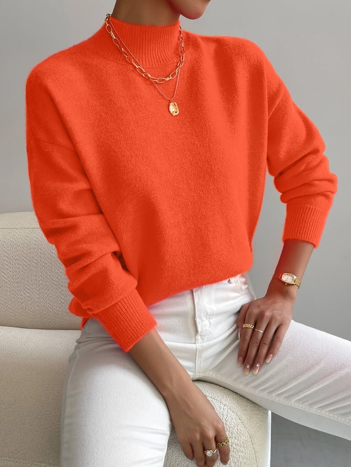 Lorelei | Förfinad Mock Neck Tröja