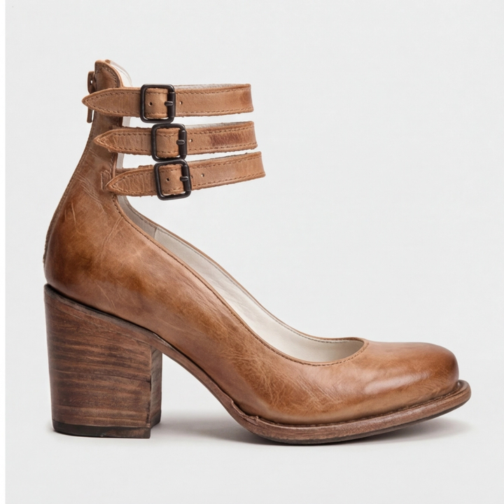 Sommar | Elegant Retro Ankelremmar Klackar