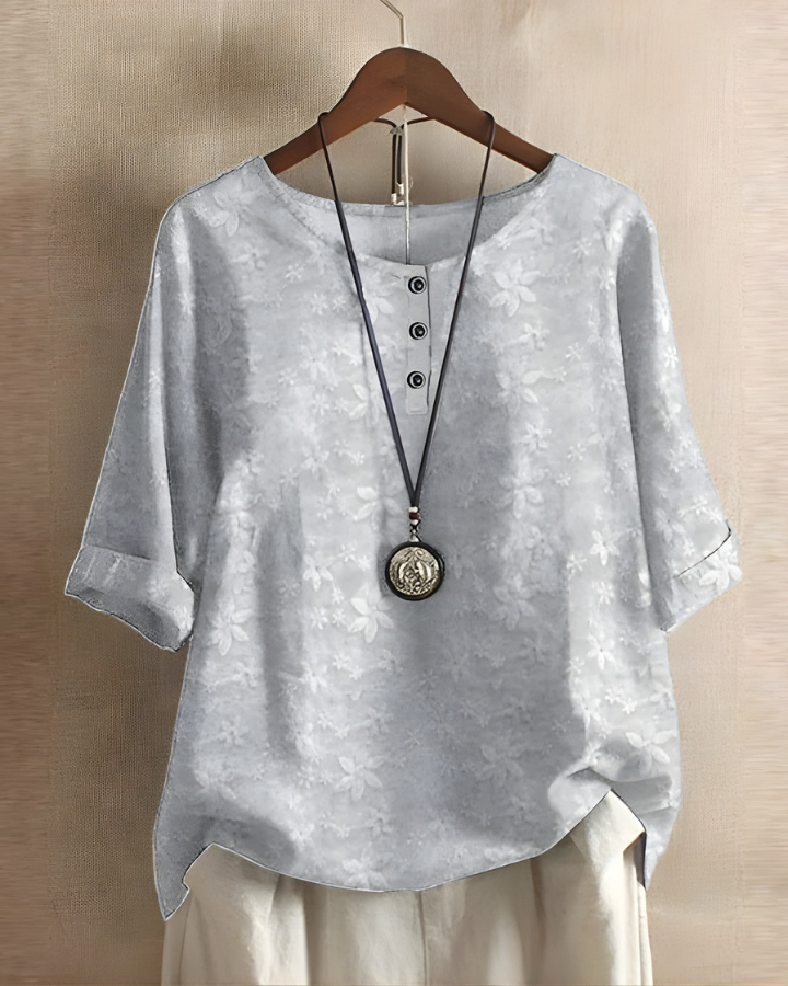 Fiona | Avslappnad Sommar Boho Topp