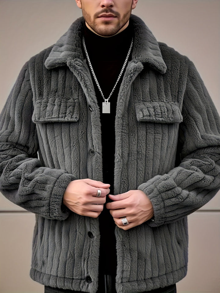 Owen | Texturerad Knapp-Jacka