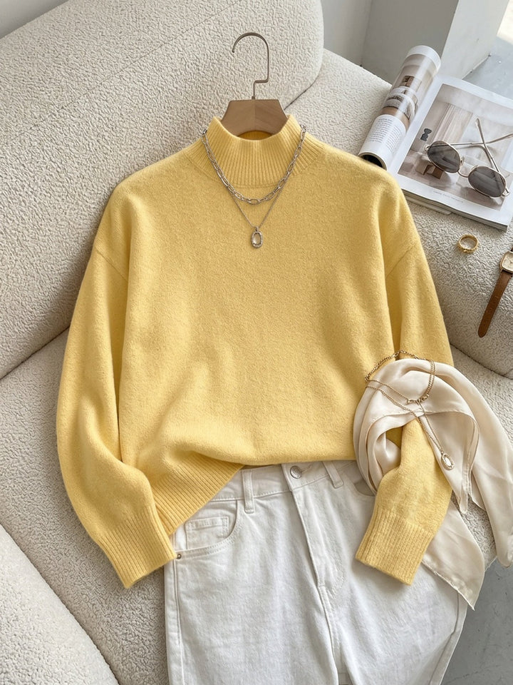 Lorelei | Förfinad Mock Neck Tröja