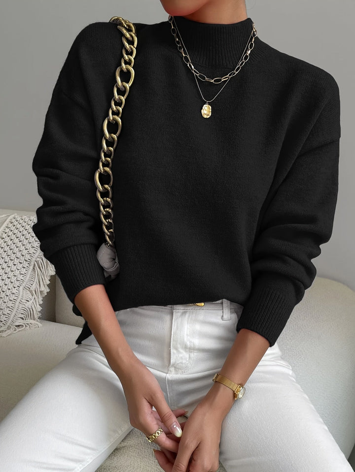Lorelei | Förfinad Mock Neck Tröja