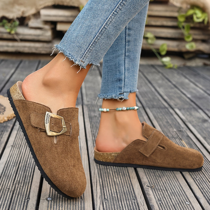 Winona | Slip-On Mules med Spänne