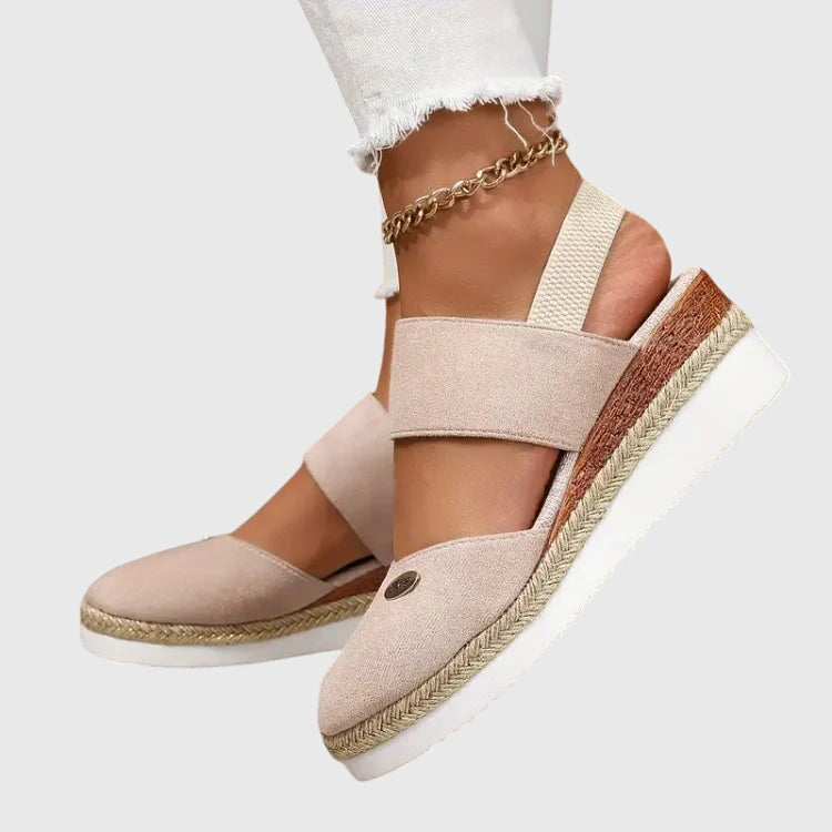 Ruth | Dämpade Kilklack Sandaler