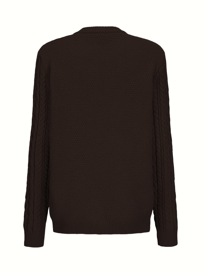 Fern | Texturerad Knapp-Front Kofta