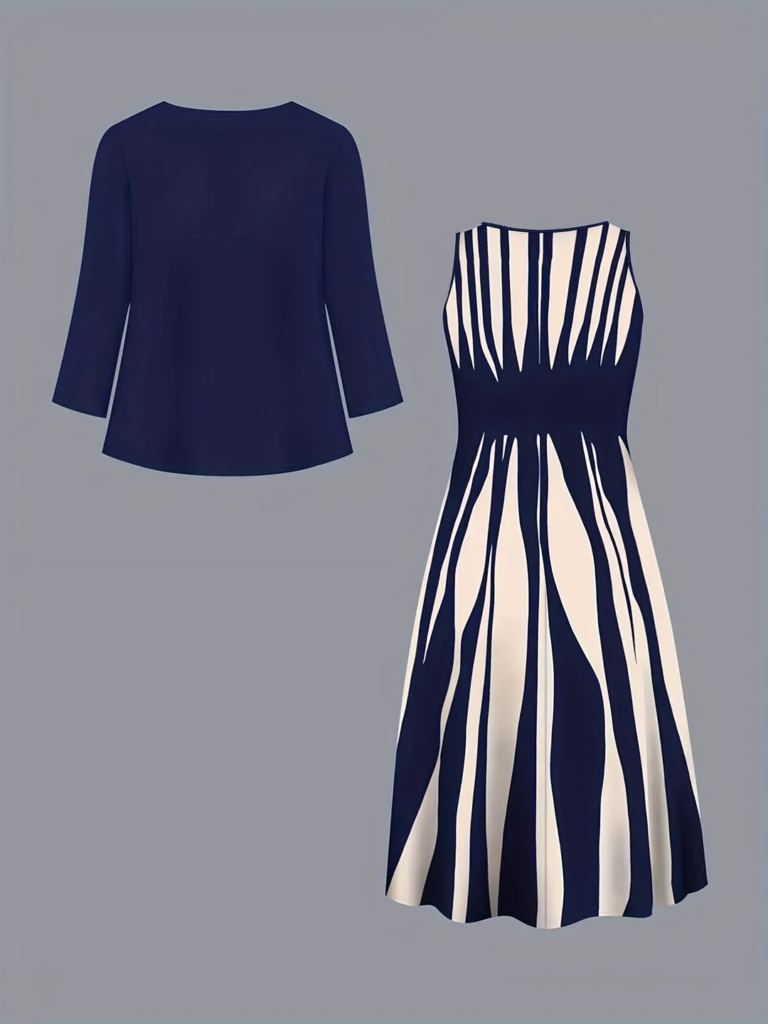 Ivy | Tvådelad Elegant Klänning Set