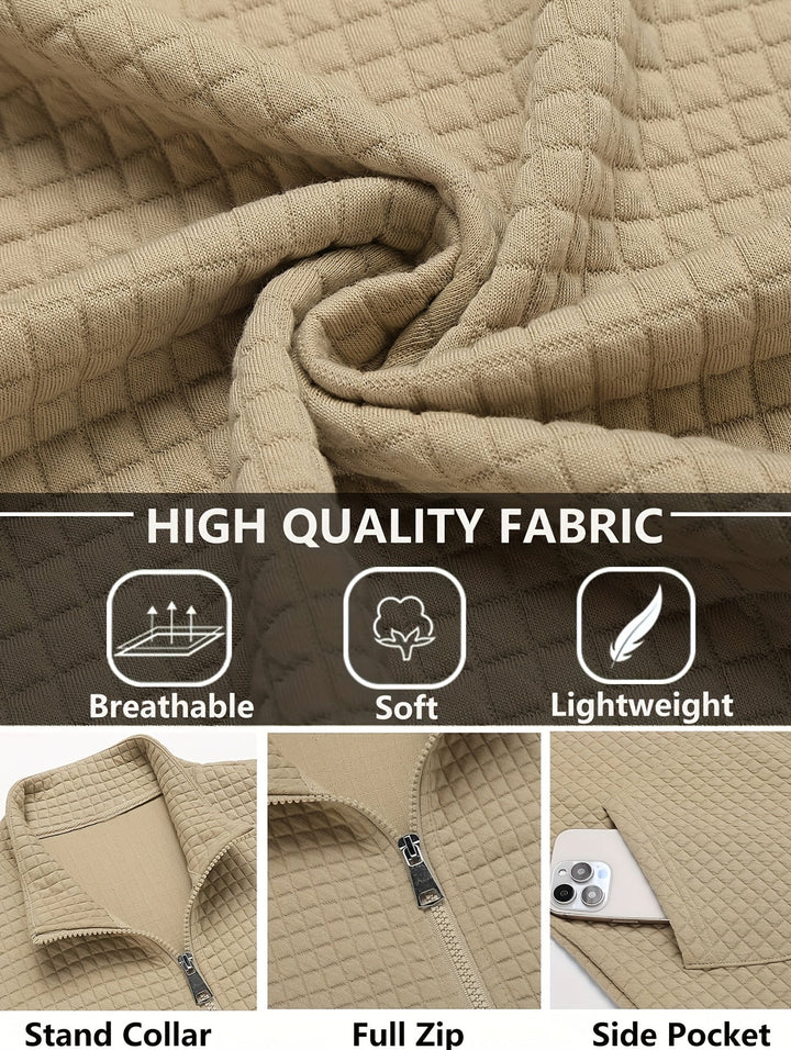 Hugo | Texturerad Zip-Up Jacka