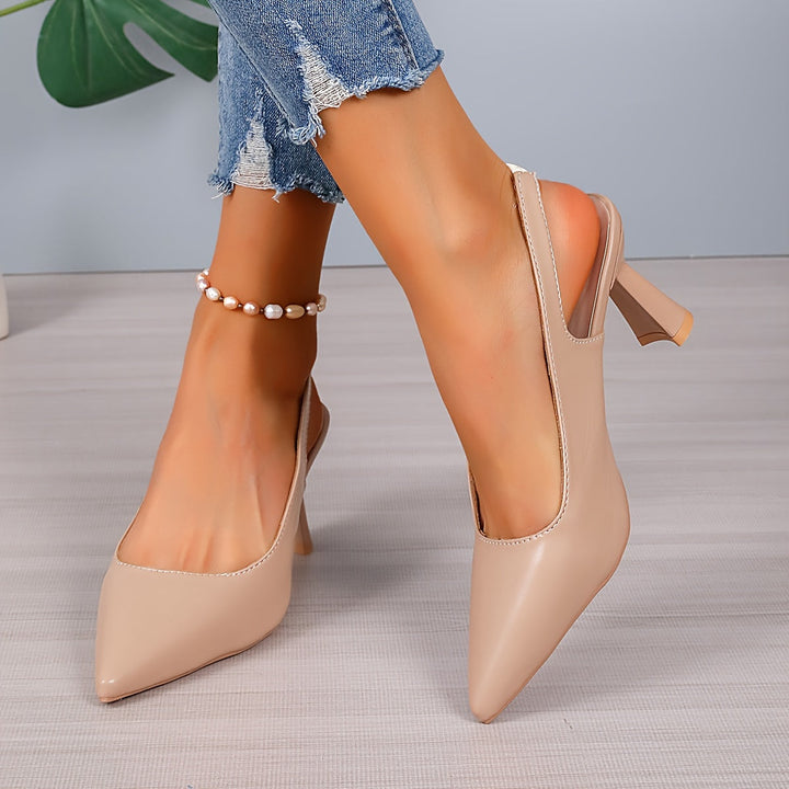 Sophia | Elegant Slingback Spetsiga Klackar