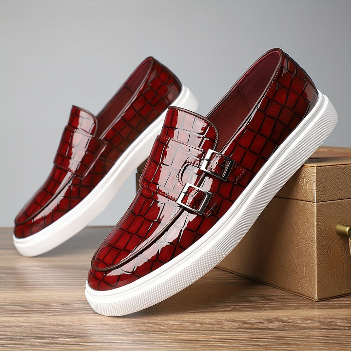 Xavier | Texturerade Slip-On Loafers