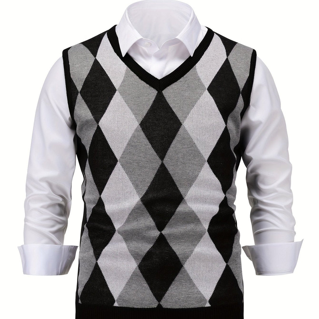 Chandler | Klassisk Argyle Tröja Väster