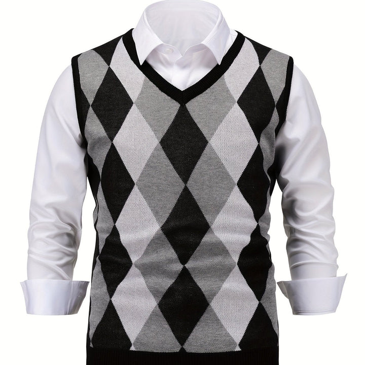 Chandler | Klassisk Argyle Tröja Väster