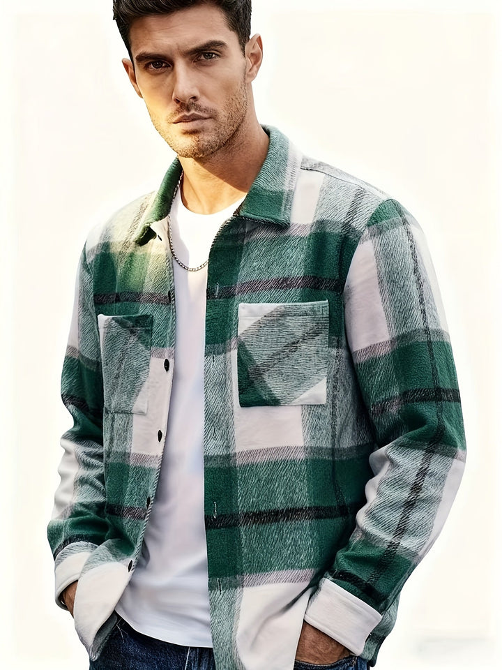 Corbin | Robust Rutigt Overshirt