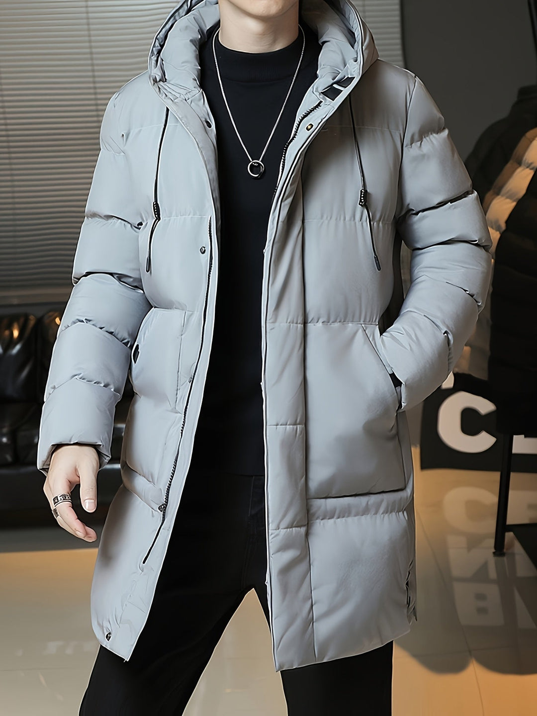 Donovan | Långärmad Pufferjacka med Huva