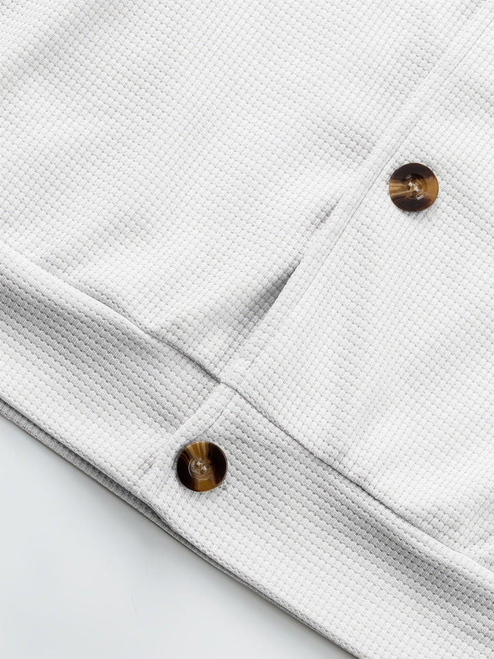 Foster | Texturerad Knappjacka