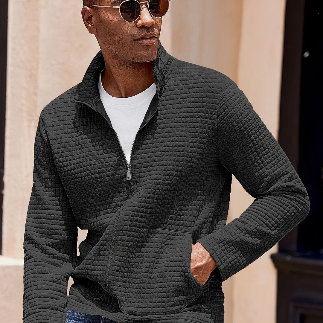 Hugo | Texturerad Zip-Up Jacka